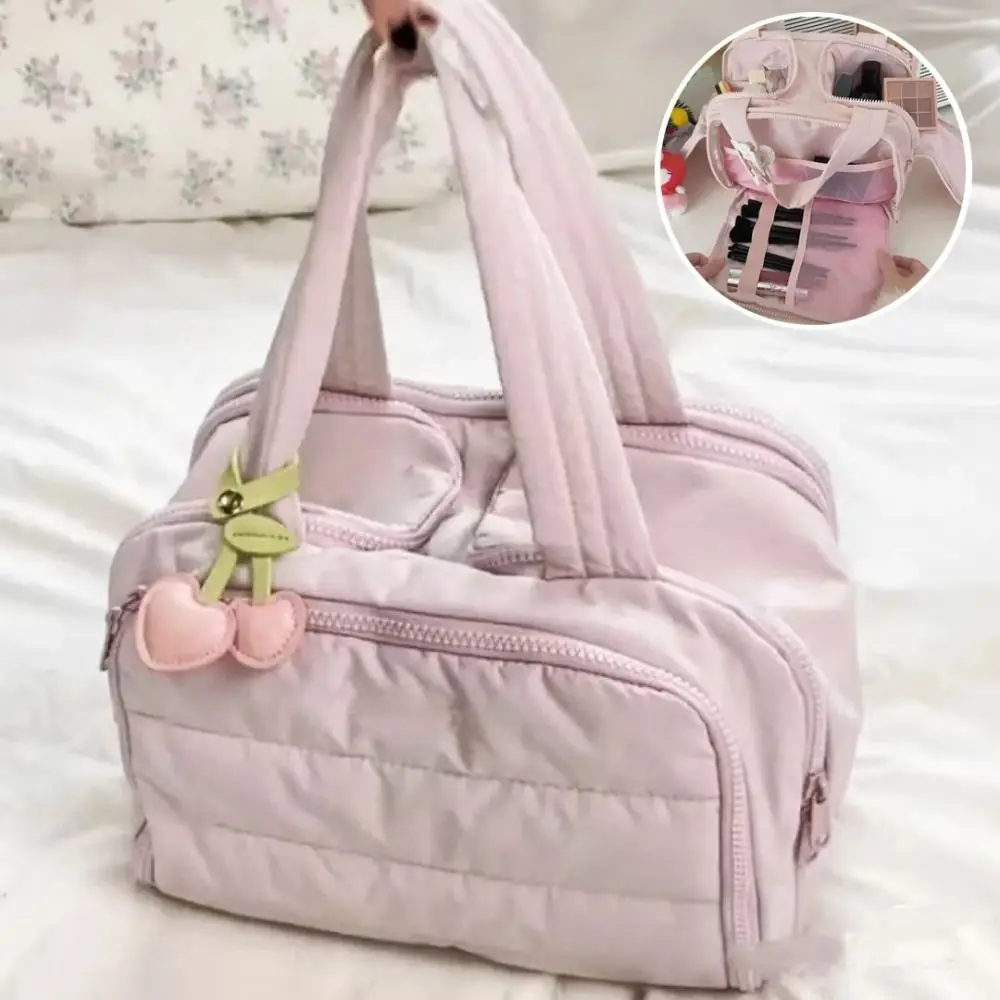 Multipocket Design Cosmetic Handbag Zipper Closure Double Side Open Portable Makeup Pouch Separate Dry and Wet Large Capacity
Multipocket Design Cosmetic Handbag Zipper Closure Double Side Open Portable Makeup Pouch Separate Dry and Wet Large Capacity