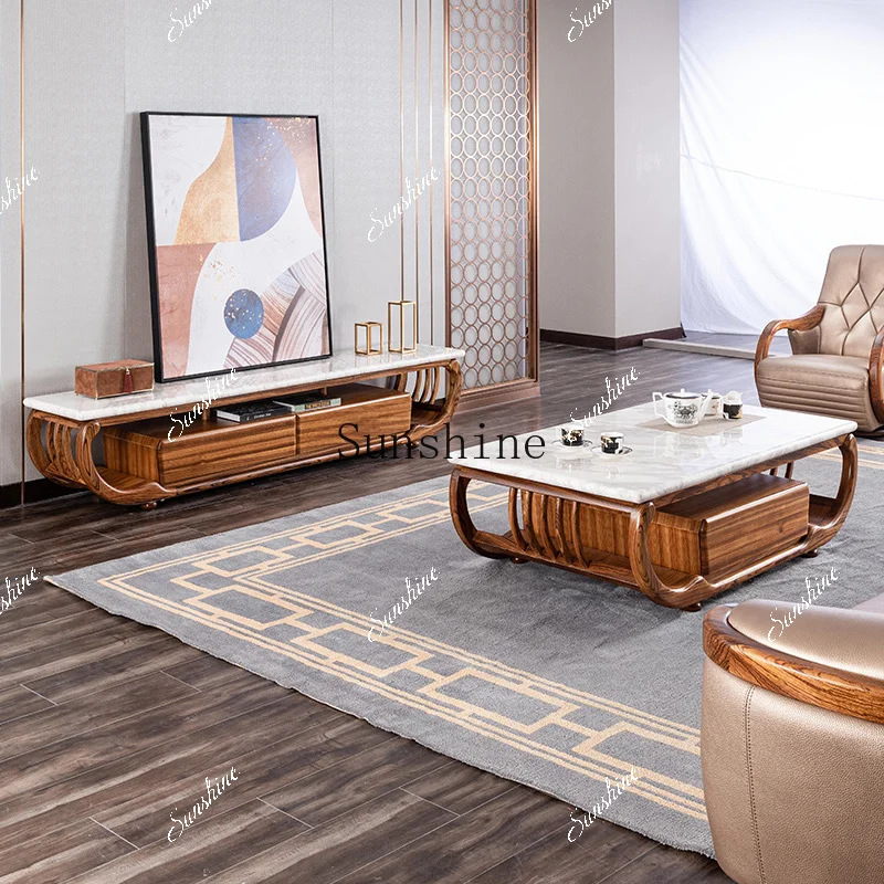 Light luxury solid wood furniture marble coffee table TV cabinet combination modern simple living room home FT
Light luxury solid wood furniture marble coffee table TV cabinet combination modern simple living room home FT