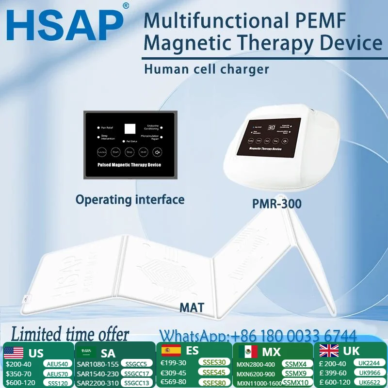 PEMF Portable multi-functional magnetic therapy device human body pain relief machine home type to improve sub-health
PEMF Portable multi-functional magnetic therapy device human body pain relief machine home type to improve sub-health