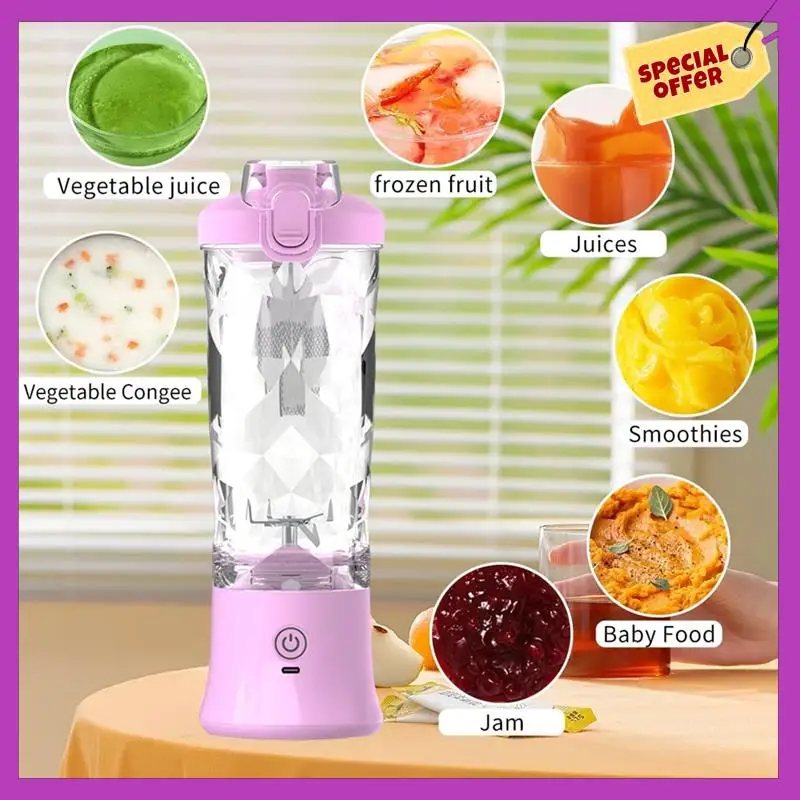 HFIL-Portable Blender, 600Ml Personal Juicer Machine, USB Rechargeable, Compact & Leak-Proof
HFIL-Portable Blender, 600Ml Personal Juicer Machine, USB Rechargeable, Compact & Leak-Proof