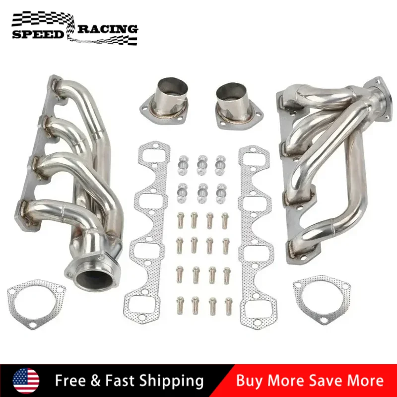 High Quality Polished Stainless Steel Headers Shorty Sliver For 1964-1977 Ford 260 289 302 Mustang 302CU 5.0L
High Quality Polished Stainless Steel Headers Shorty Sliver For 1964-1977 Ford 260 289 302 Mustang 302CU 5.0L