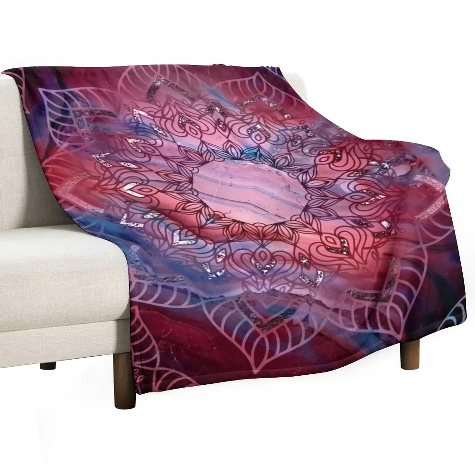 Beautiful Mandala - Red Purple and silver blue tones Throw Blanket For Sofa Thin Luxury Brand Shaggy Thermal Blankets
Beautiful Mandala - Red Purple and silver blue tones Throw Blanket For Sofa Thin Luxury Brand Shaggy Thermal Blankets