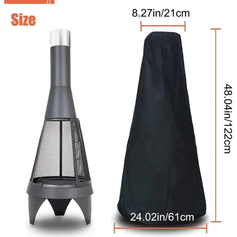 Black outdoor stove Cover Round brazier cover Dust-proof garden stove cover Rain cover
Black outdoor stove Cover Round brazier cover Dust-proof garden stove cover Rain cover