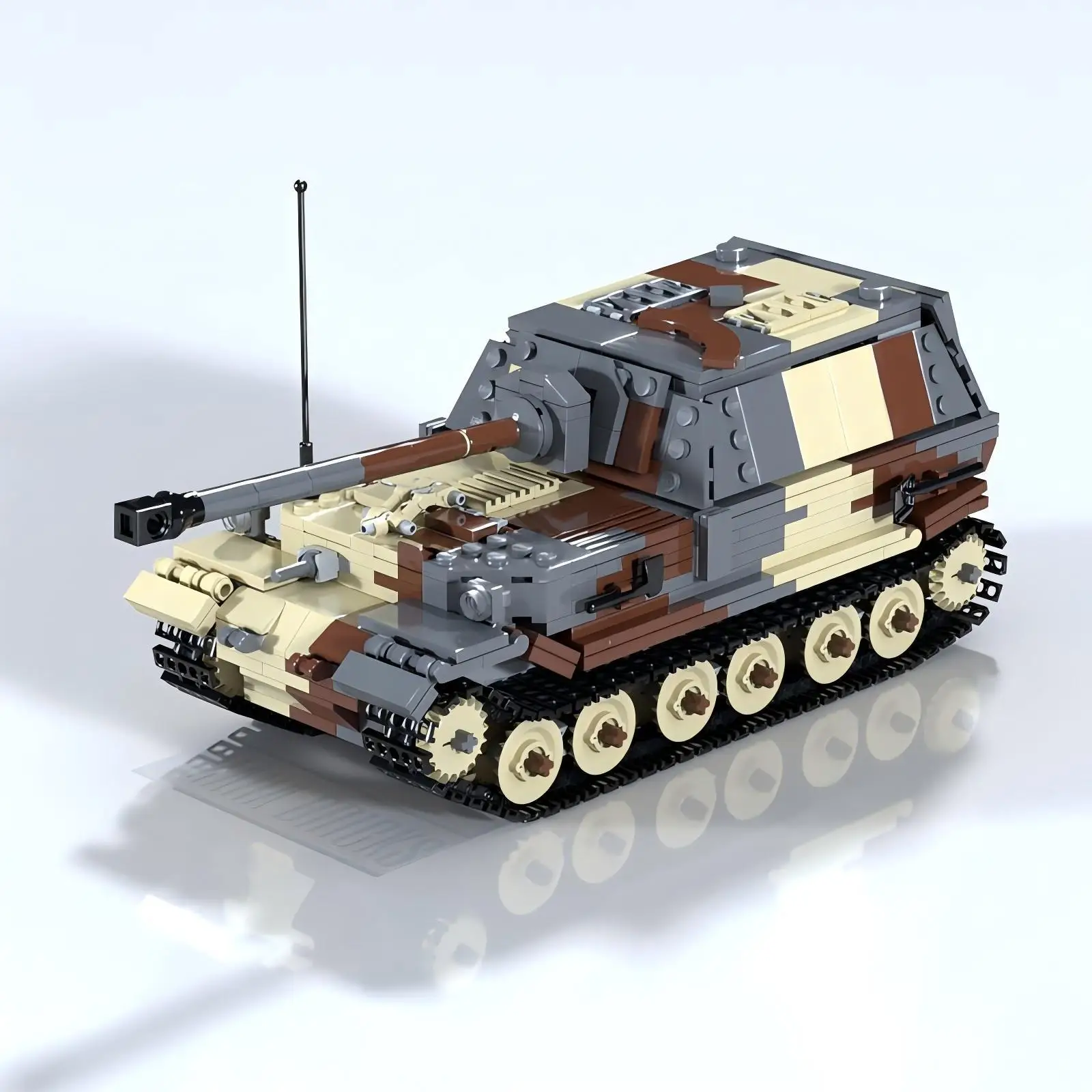 MOC Military Elephant Tank Building Blocks Set Ferdinand Tank Destroyer Model DIY Kids Puzzle Assembly Toys Boys Birthday Gift
MOC Military Elephant Tank Building Blocks Set Ferdinand Tank Destroyer Model DIY Kids Puzzle Assembly Toys Boys Birthday Gift