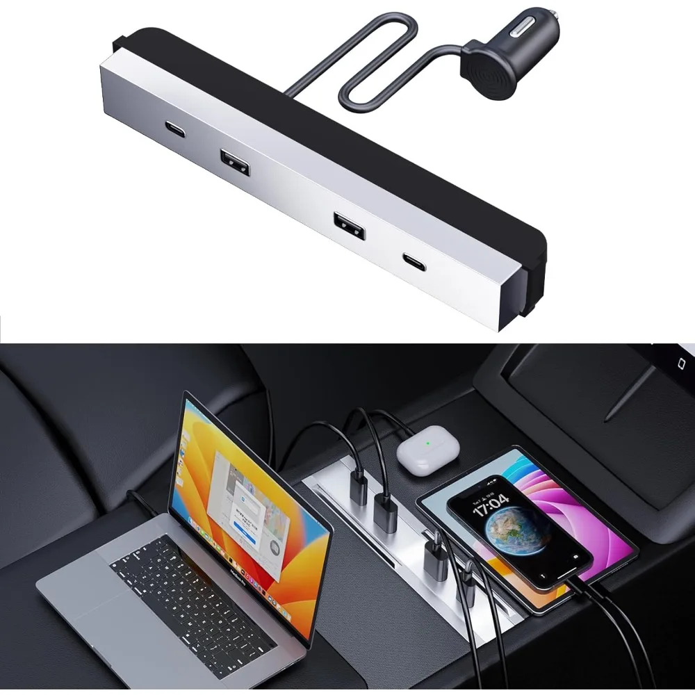 Plug and Play Data Sync For Tesla Model YL Y Launch Juniper 65W Type-C USB HUB Fast Charging Model 3 Highland Expansion Dock
Plug and Play Data Sync For Tesla Model YL Y Launch Juniper 65W Type-C USB HUB Fast Charging Model 3 Highland Expansion Dock