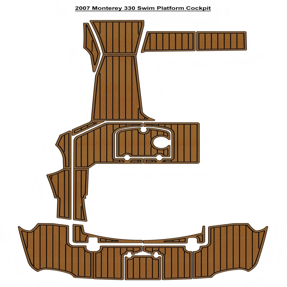 Самоклеящийся напольный коврик из ЭВА-пены под тик для палубы лодки, в стиле SeaDek, для платформы для купания и кокпита, для Monterey 330 2007 года
Самоклеящийся напольный коврик из ЭВА-пены под тик для палубы лодки, в стиле SeaDek, для платформы для купания и кокпита, для Monterey 330 2007 года