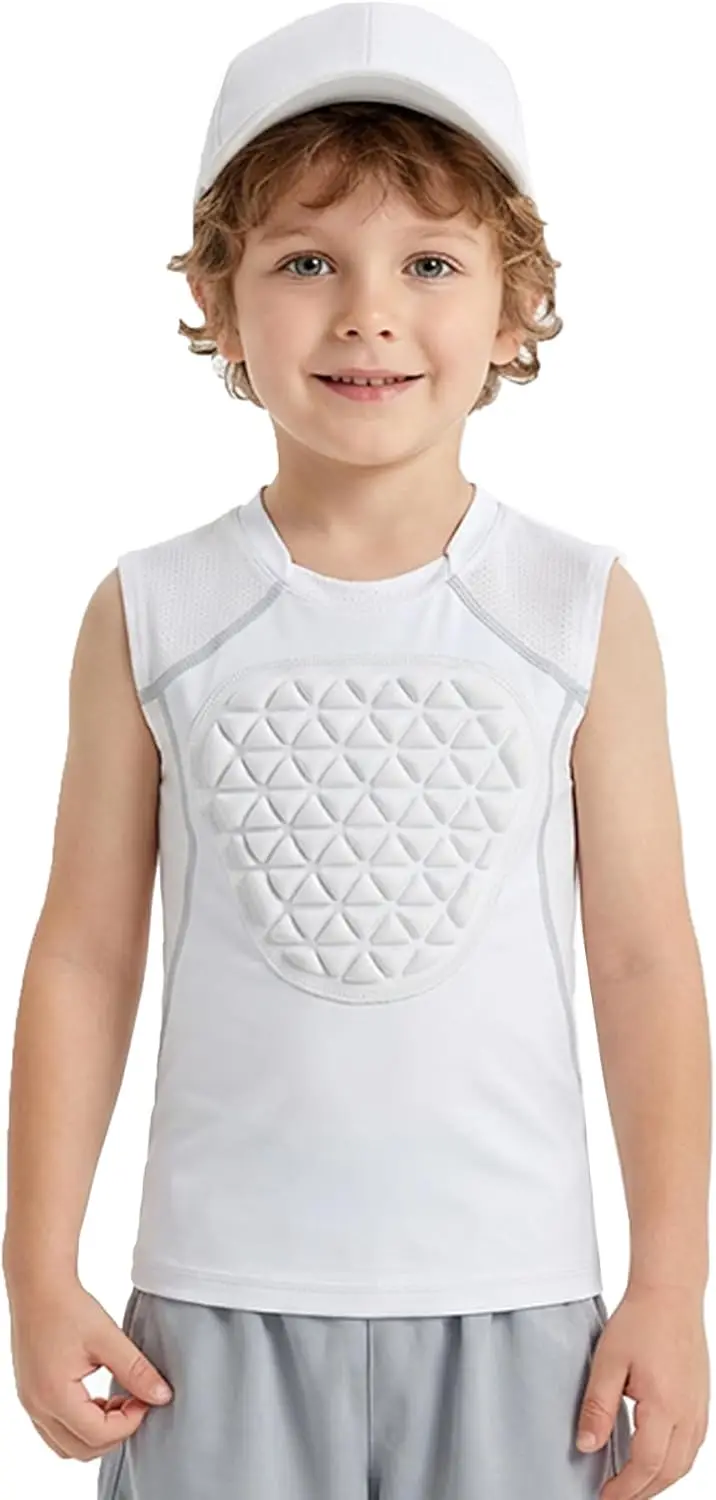 Youth Baseball Chest Protector Padded Compression Shirt Sternum Guard for T Ball Softball Football
Youth Baseball Chest Protector Padded Compression Shirt Sternum Guard for T Ball Softball Football