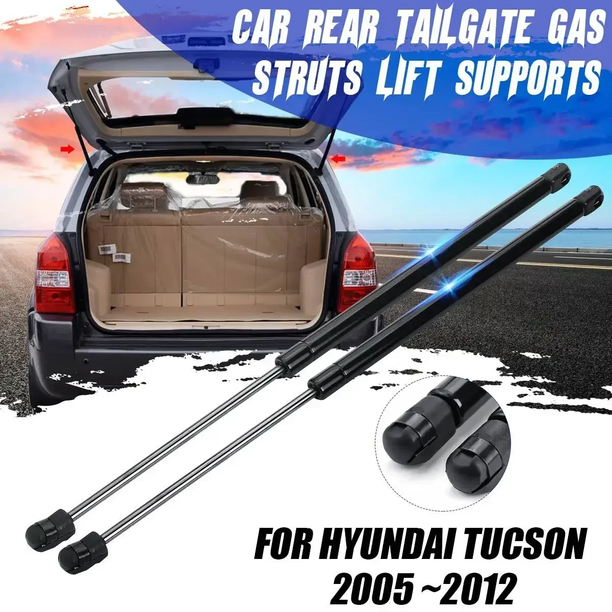 Car Accessories Rear Trunk Rear Window Glass Gas Spring Shock Lift Strut Support Bar Rod Struts For Hyundai Tucson 2005 - 2012
Car Accessories Rear Trunk Rear Window Glass Gas Spring Shock Lift Strut Support Bar Rod Struts For Hyundai Tucson 2005 - 2012