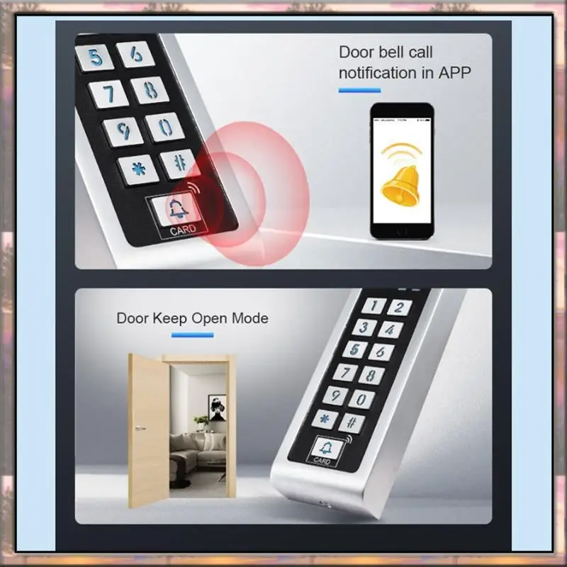 BAAZ HOT WIFI Keypad For Access Control With Tuya App Remote Unlock IP66 Waterproof RFID EM Card 10000User Interlock Low Power
BAAZ HOT WIFI Keypad For Access Control With Tuya App Remote Unlock IP66 Waterproof RFID EM Card 10000User Interlock Low Power