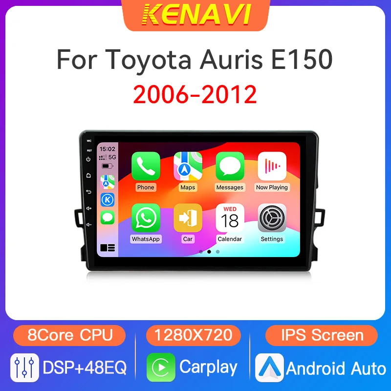 Car Stereo Radio Multimedia Player For Toyota Auris E150 2006-2012 GPS RDS Carplay Android Auto 2Din No DVD Head Unit IPS Screen
Car Stereo Radio Multimedia Player For Toyota Auris E150 2006-2012 GPS RDS Carplay Android Auto 2Din No DVD Head Unit IPS Screen