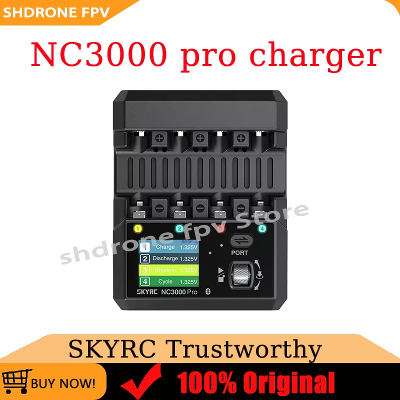 SKYRC NC3000 Pro NiMH NiCd Battery Charger PD/QC 30W AA/AAA 4-slot LED Screen APP Control Four-Slot Charger Discharger
SKYRC NC3000 Pro NiMH NiCd Battery Charger PD/QC 30W AA/AAA 4-slot LED Screen APP Control Four-Slot Charger Discharger