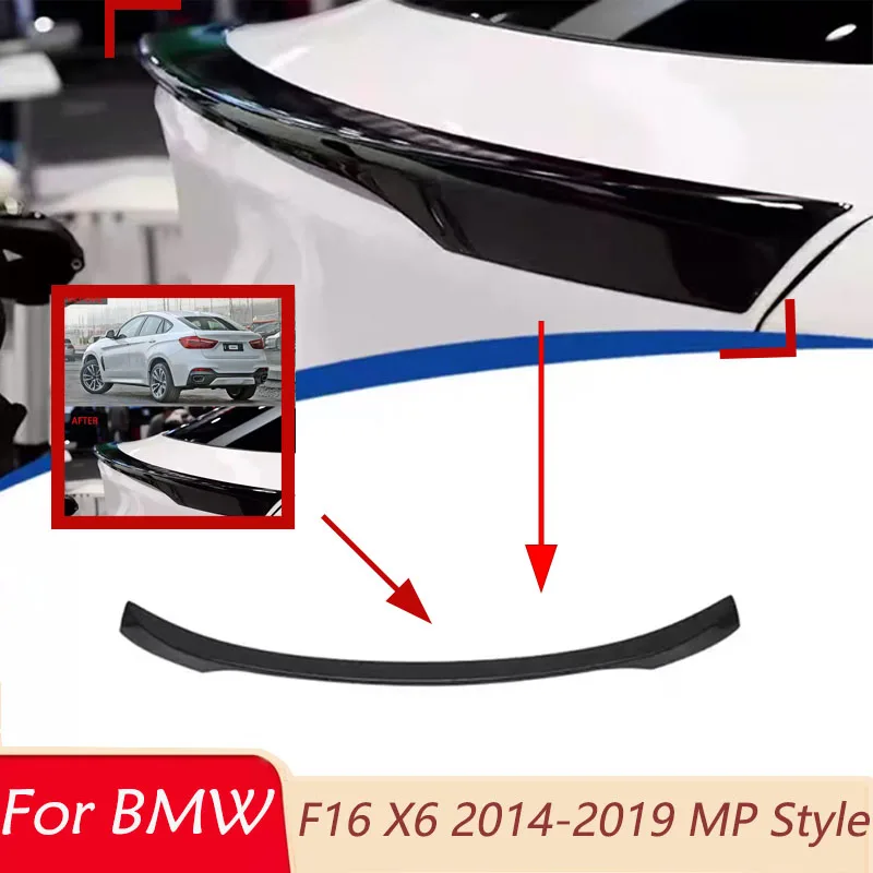 Задний спойлер на крышу для BMW F16 X6 2014-2019 в стиле MP, защитная накладка на багажник, тюнинг-комплект, автозапчасти
Задний спойлер на крышу для BMW F16 X6 2014-2019 в стиле MP, защитная накладка на багажник, тюнинг-комплект, автозапчасти