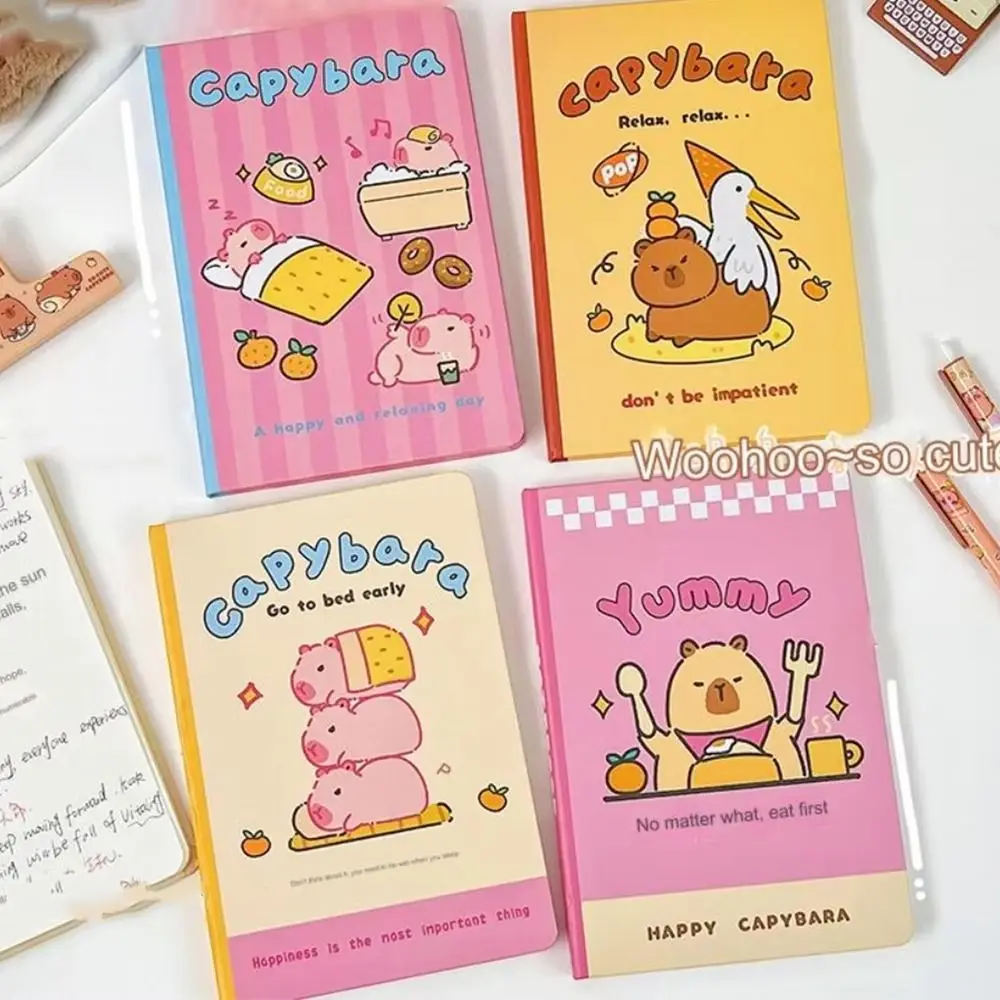 Creative Capybara Notebook A5 96 Sheet Cartoon Memo Note Pads Portable Thickened Inner Pages Cute Capybara Memo Pad
Creative Capybara Notebook A5 96 Sheet Cartoon Memo Note Pads Portable Thickened Inner Pages Cute Capybara Memo Pad