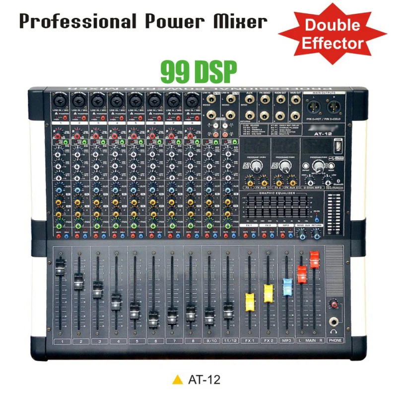 500WCross-border dual effect99DSPWith power amplifier8and12Professional stage power amplifier integrated mixer
500WCross-border dual effect99DSPWith power amplifier8and12Professional stage power amplifier integrated mixer