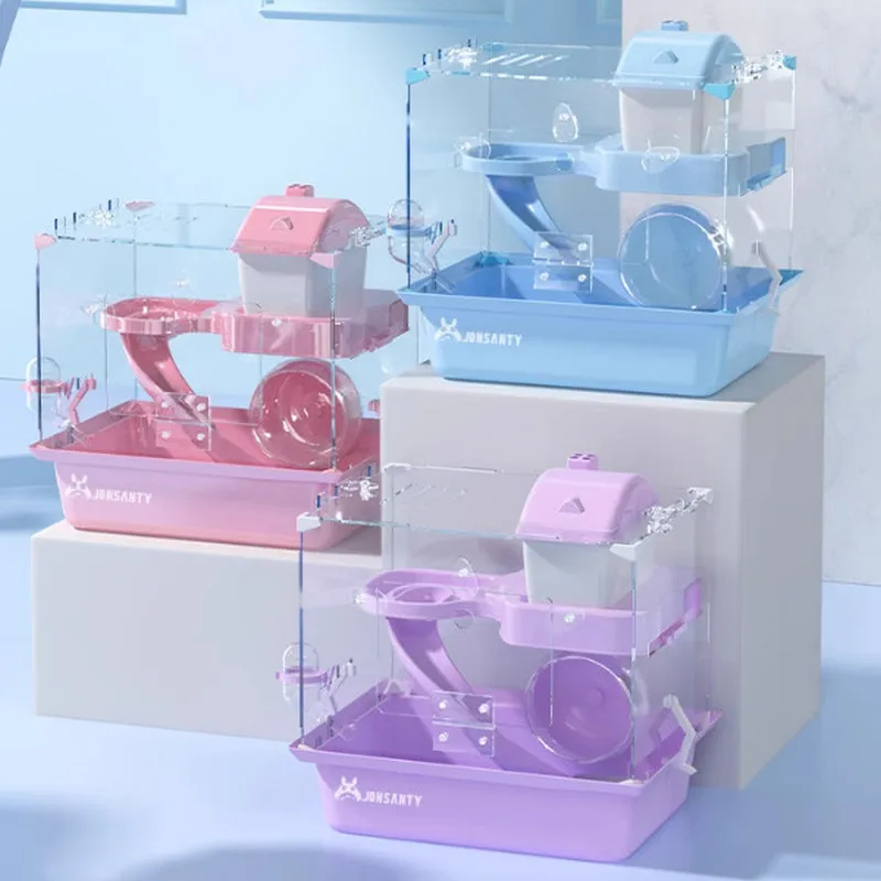 Прозрачное двойное гнездо, роскошная клетка для хомяка, домик для домашних животных, пластиковая клетка для маленьких животных, посылка принадлежностей для хомяка
Прозрачное двойное гнездо, роскошная клетка для хомяка, домик для домашних животных, пластиковая клетка для маленьких животных, посылка принадлежностей для хомяка