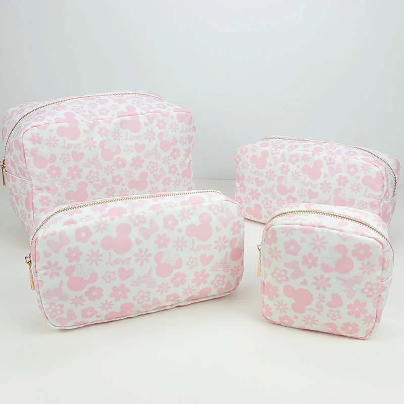 Disney Mickey Minnie Mouse Cosmetic Bag Cartoon Printing 4 sizes Nylon Waterproof Makeup Storage Cute Pink Zipper Birthday Gifts
Disney Mickey Minnie Mouse Cosmetic Bag Cartoon Printing 4 sizes Nylon Waterproof Makeup Storage Cute Pink Zipper Birthday Gifts