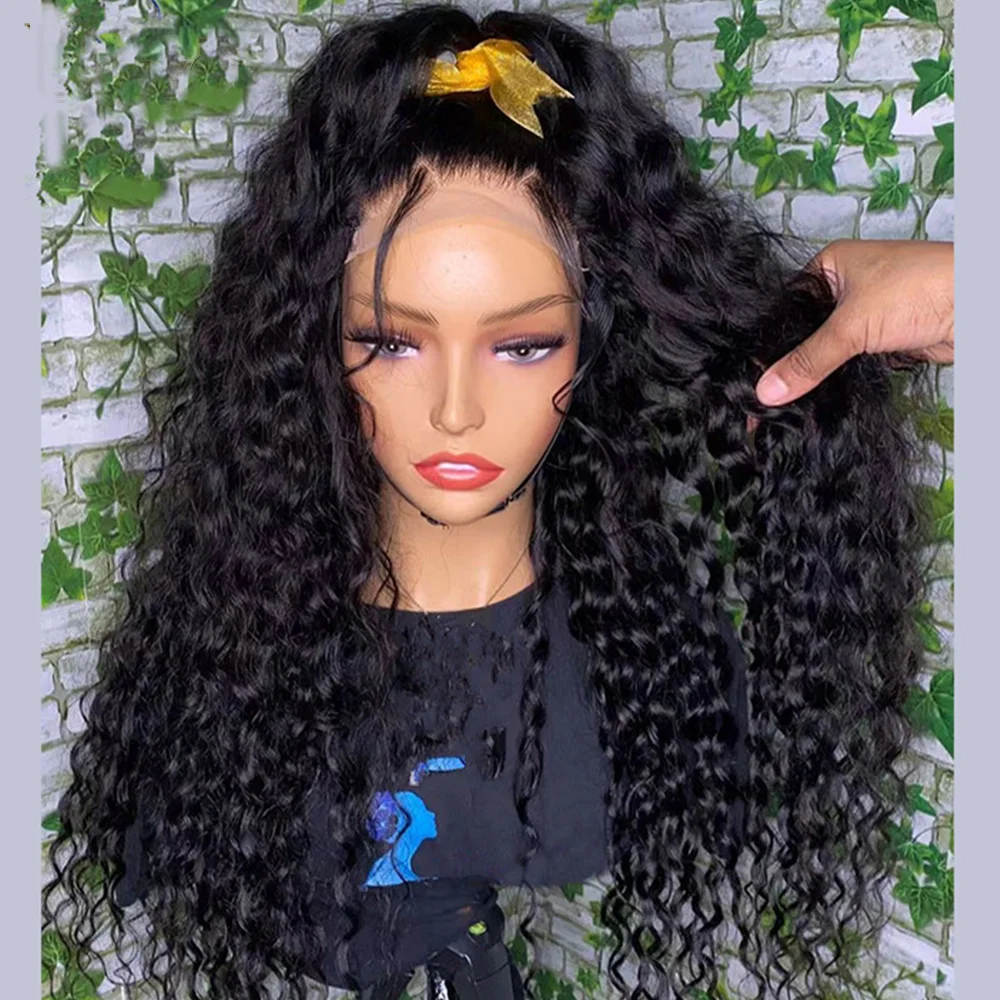 Natural Black Soft Preplucked Glueless 26Inch Long 180 Density Kinky Curly Lace Front Wig For Women With BabyHair Daily Cosplay
Natural Black Soft Preplucked Glueless 26Inch Long 180 Density Kinky Curly Lace Front Wig For Women With BabyHair Daily Cosplay