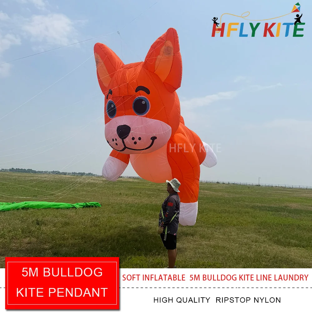 HFLY New Arrival Soft Inflatable Large 5m Bulldog Kite Line Laundry for Adults High Quality Ripstop Nylon Dog Show Kites Pendant
HFLY New Arrival Soft Inflatable Large 5m Bulldog Kite Line Laundry for Adults High Quality Ripstop Nylon Dog Show Kites Pendant