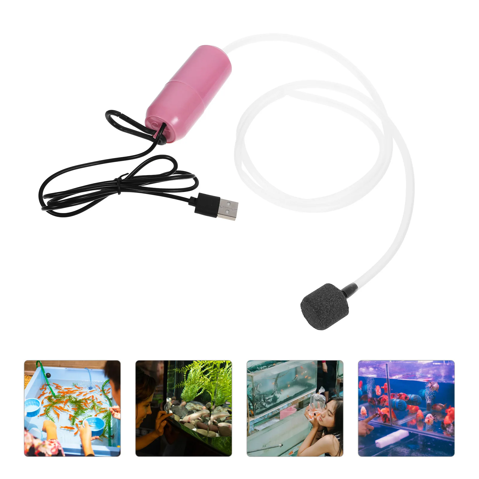 Fish Tank Oxygen Pump USB Powered Mini Air Pump for Aquarium Portable Oxygenation Device for Healthy Fish and Plants
Fish Tank Oxygen Pump USB Powered Mini Air Pump for Aquarium Portable Oxygenation Device for Healthy Fish and Plants