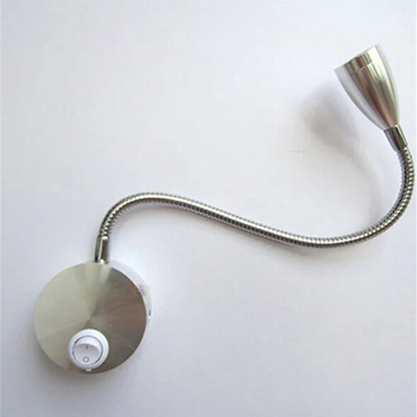 3W Silver Aluminum LED Wall Light 360-Degree Rotatable Flexible Arm Bedside Lamp Reading Light Ac 85-265V LED Wall Lamp 
3W Silver Aluminum LED Wall Light 360-Degree Rotatable Flexible Arm Bedside Lamp Reading Light Ac 85-265V LED Wall Lamp