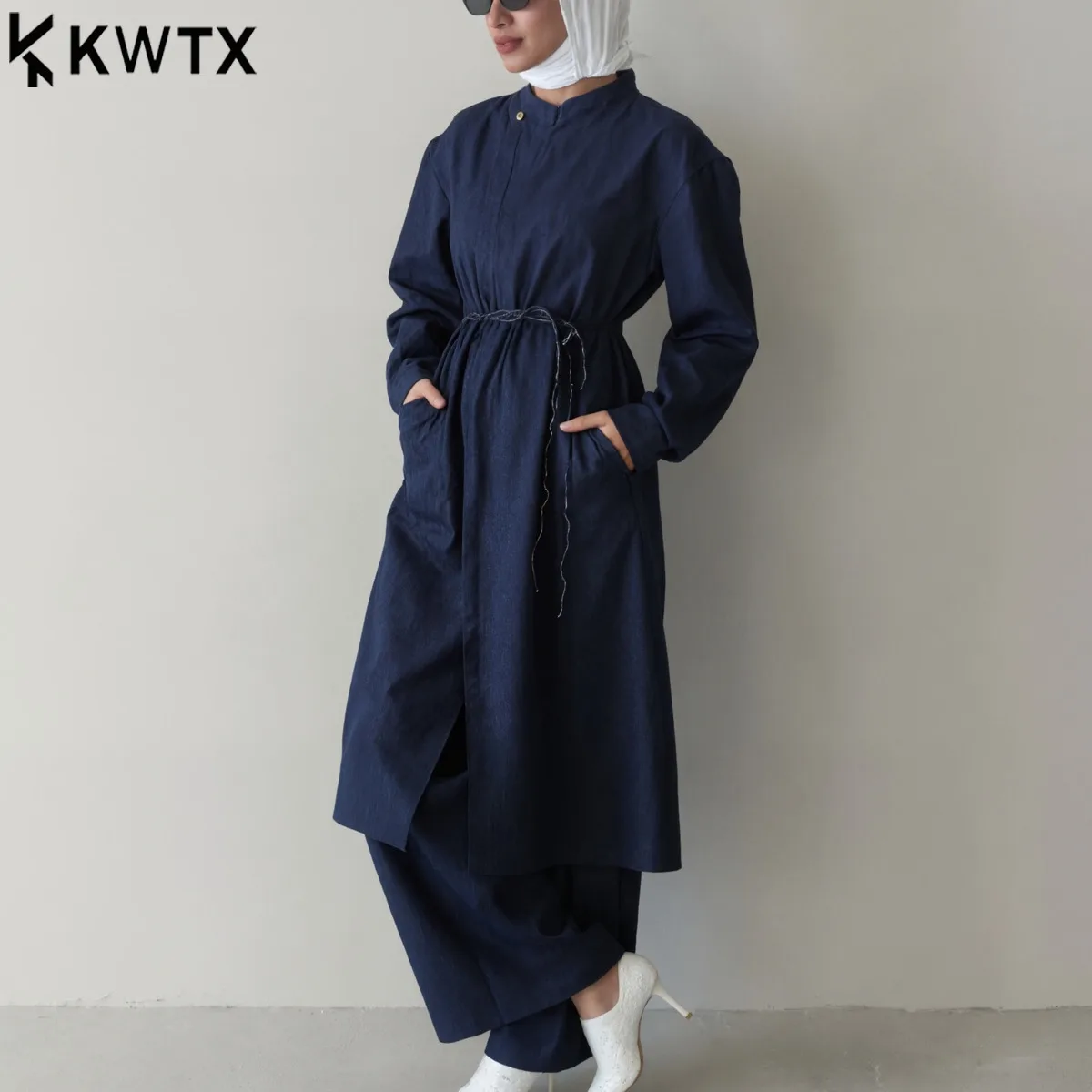 KWTX 2025 Women's New Style Suit Jacket With Waistband And Slim Pants For Casual And Fashionable Look - Large Size Set
KWTX 2025 Women's New Style Suit Jacket With Waistband And Slim Pants For Casual And Fashionable Look - Large Size Set