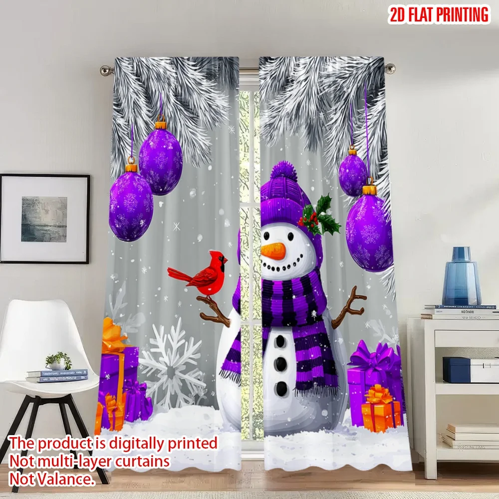 2pcs 2D flat printing Christmas Classic Hot Curtains Christmas Snowman Winter Holiday Gifts Digital Printed Polyester Drapes
2pcs 2D flat printing Christmas Classic Hot Curtains Christmas Snowman Winter Holiday Gifts Digital Printed Polyester Drapes