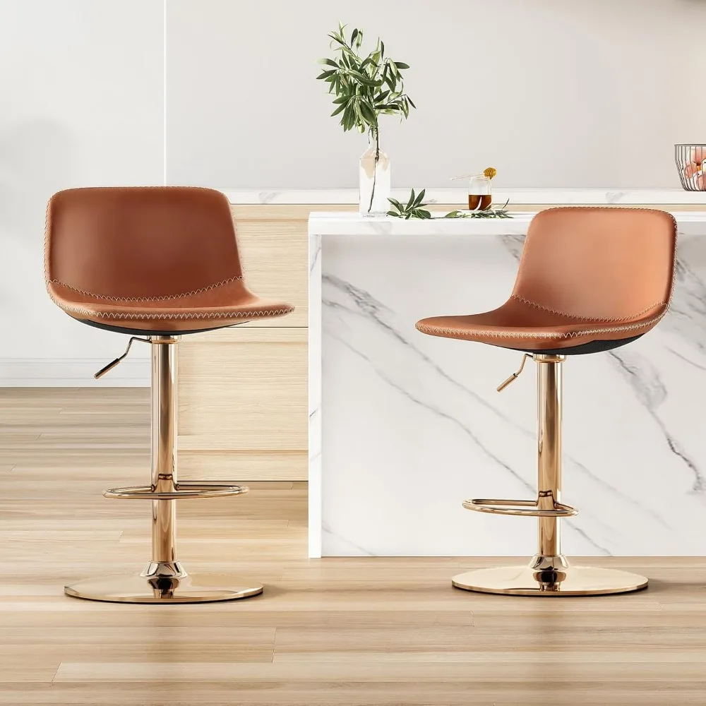 Adjustable Bar Stools Set of 2, Mid Century Modern Swivel Bar Stools, Industrial Bar Height Stools with Back Support Counter
Adjustable Bar Stools Set of 2, Mid Century Modern Swivel Bar Stools, Industrial Bar Height Stools with Back Support Counter