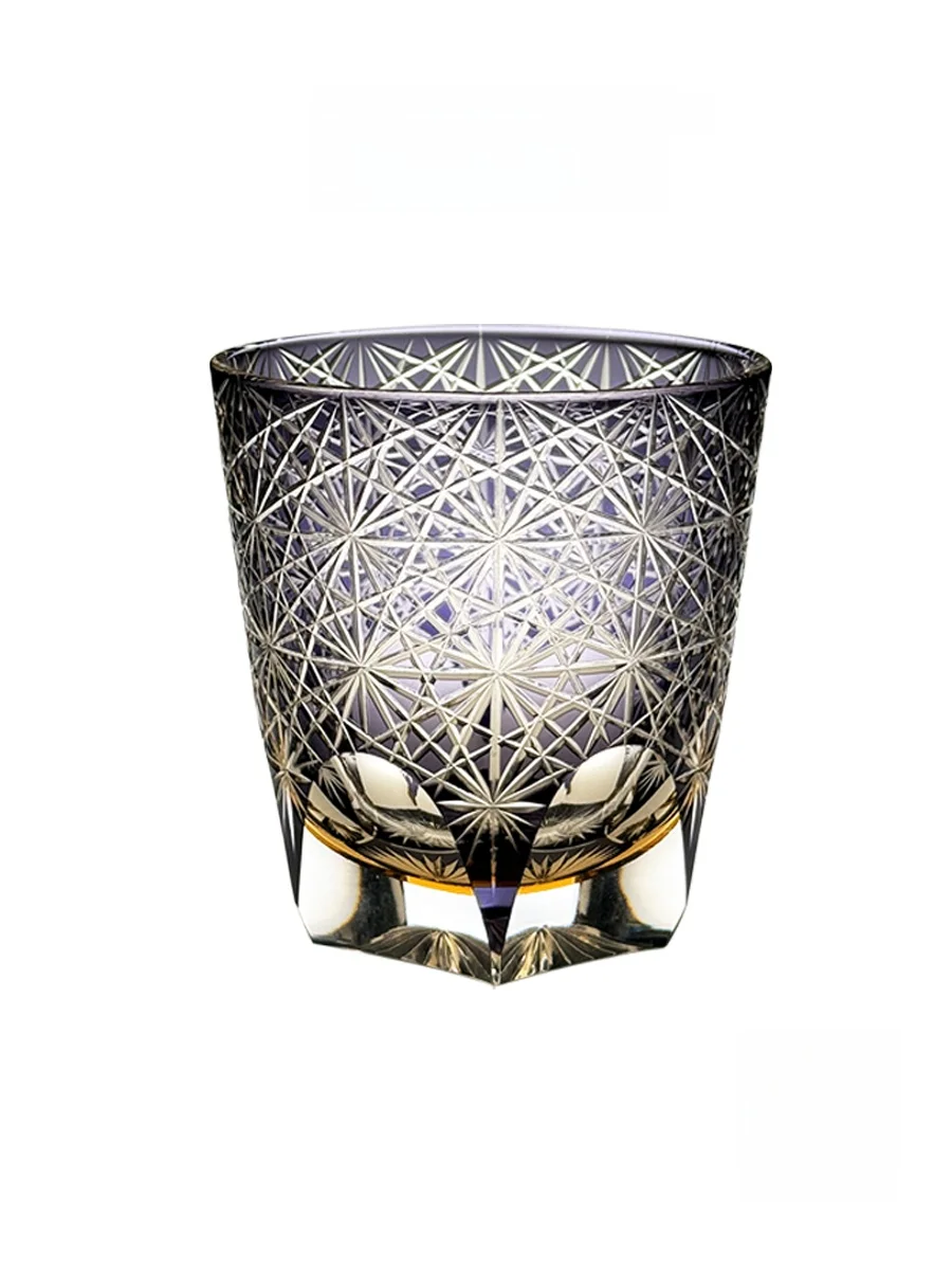 Hand Carved Purple Daisy High End Personality Edo Kiriko Whiskey Glass Unique Shape Glass Art Deco Vintage Style Whisky Cup
Hand Carved Purple Daisy High End Personality Edo Kiriko Whiskey Glass Unique Shape Glass Art Deco Vintage Style Whisky Cup