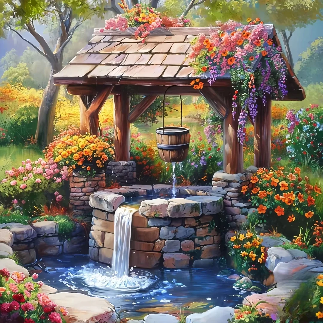 Garden Stone Well Flower Landscape Scene 500 Piece Jigsaw Puzzle For Adults Home Decor New Collection Gift
Garden Stone Well Flower Landscape Scene 500 Piece Jigsaw Puzzle For Adults Home Decor New Collection Gift