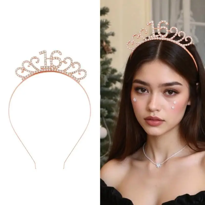 31BB Elegant Headbands Crown Hair Hoop for Birthday Birthday Queen Headpiece for Girls Show Stage Party Costume
31BB Elegant Headbands Crown Hair Hoop for Birthday Birthday Queen Headpiece for Girls Show Stage Party Costume