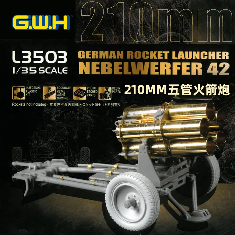 Great Wall Hobby L3503 1/35 German Rocket Launcher 210mm Nebelwerfer 42
Great Wall Hobby L3503 1/35 German Rocket Launcher 210mm Nebelwerfer 42
