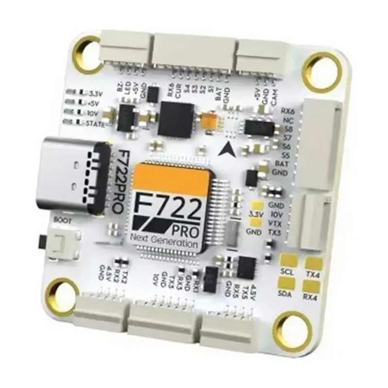 FULL-F722 PRO 30X30 FC, F7 32Bit With 16MB Blackbox, Plug & Play For RC FPV Racing Drone DIY Build Parts
FULL-F722 PRO 30X30 FC, F7 32Bit With 16MB Blackbox, Plug & Play For RC FPV Racing Drone DIY Build Parts