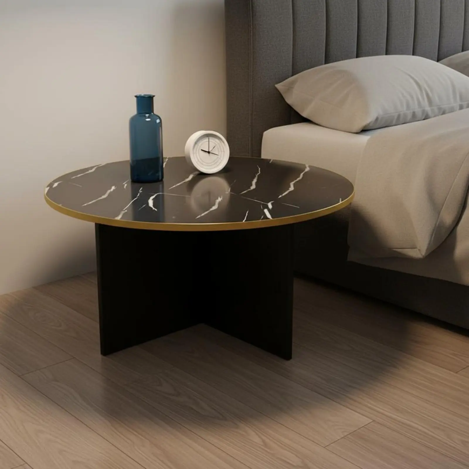Round Coffee Table Minimalist Design Modern Circular Table Home Furniture Rounded Edges Sturdy Construction for Office
Round Coffee Table Minimalist Design Modern Circular Table Home Furniture Rounded Edges Sturdy Construction for Office