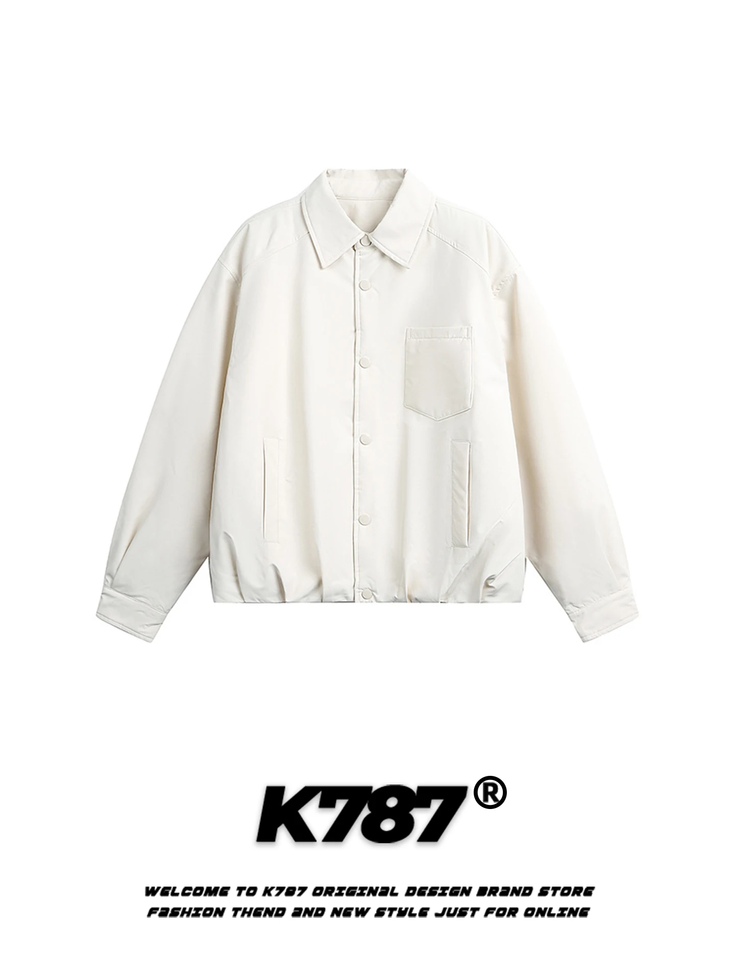 K787 Американская ретро-куртка из чистого хлопка с простым воротником, свободного кроя, теплая зимняя, для пар, мужская модная верхняя одежда
K787 Американская ретро-куртка из чистого хлопка с простым воротником, свободного кроя, теплая зимняя, для пар, мужская модная верхняя одежда