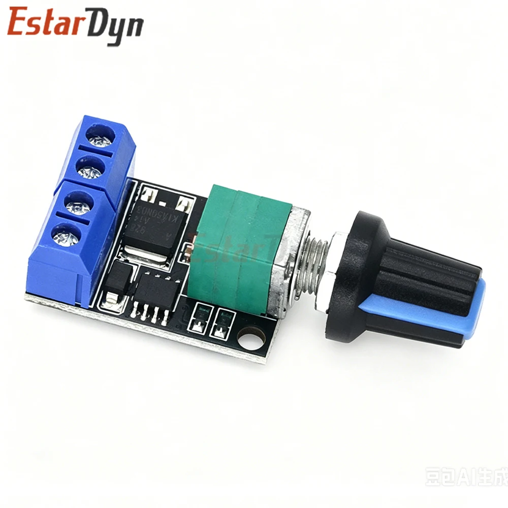 Estardyn 5V-12V 10A High Current PWM DC Motor Speed Controller Stepless Governor LED Dimmer Module DIY
Estardyn 5V-12V 10A High Current PWM DC Motor Speed Controller Stepless Governor LED Dimmer Module DIY