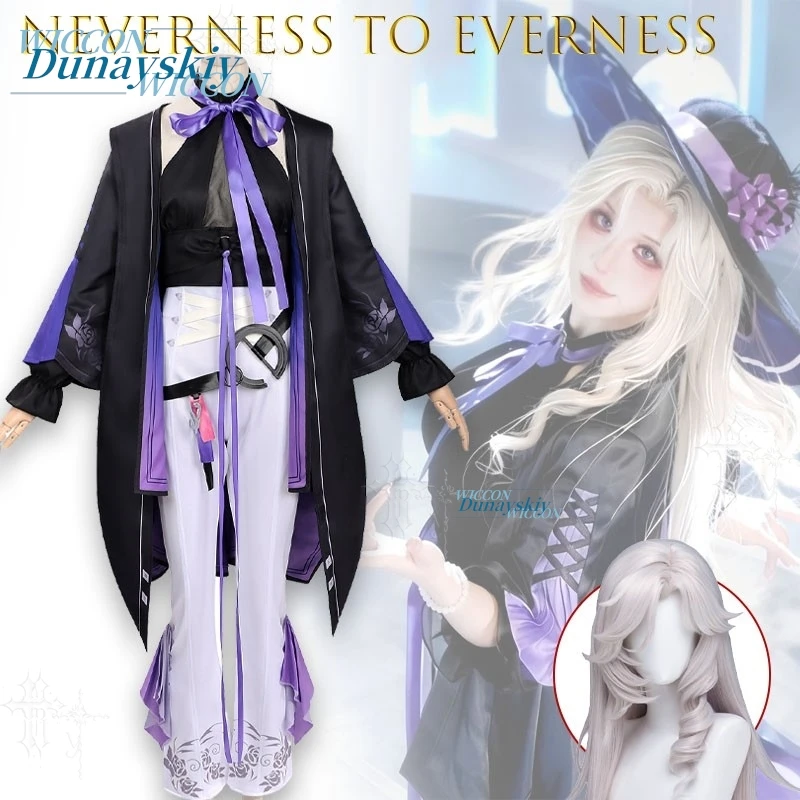 Jiuyuan Cosplay Game Neverness To Everness Costume Woman Jiu Yuan Trench Uniform Hat Prop Wig Set Party Play Outfit Purple Cos
Jiuyuan Cosplay Game Neverness To Everness Costume Woman Jiu Yuan Trench Uniform Hat Prop Wig Set Party Play Outfit Purple Cos