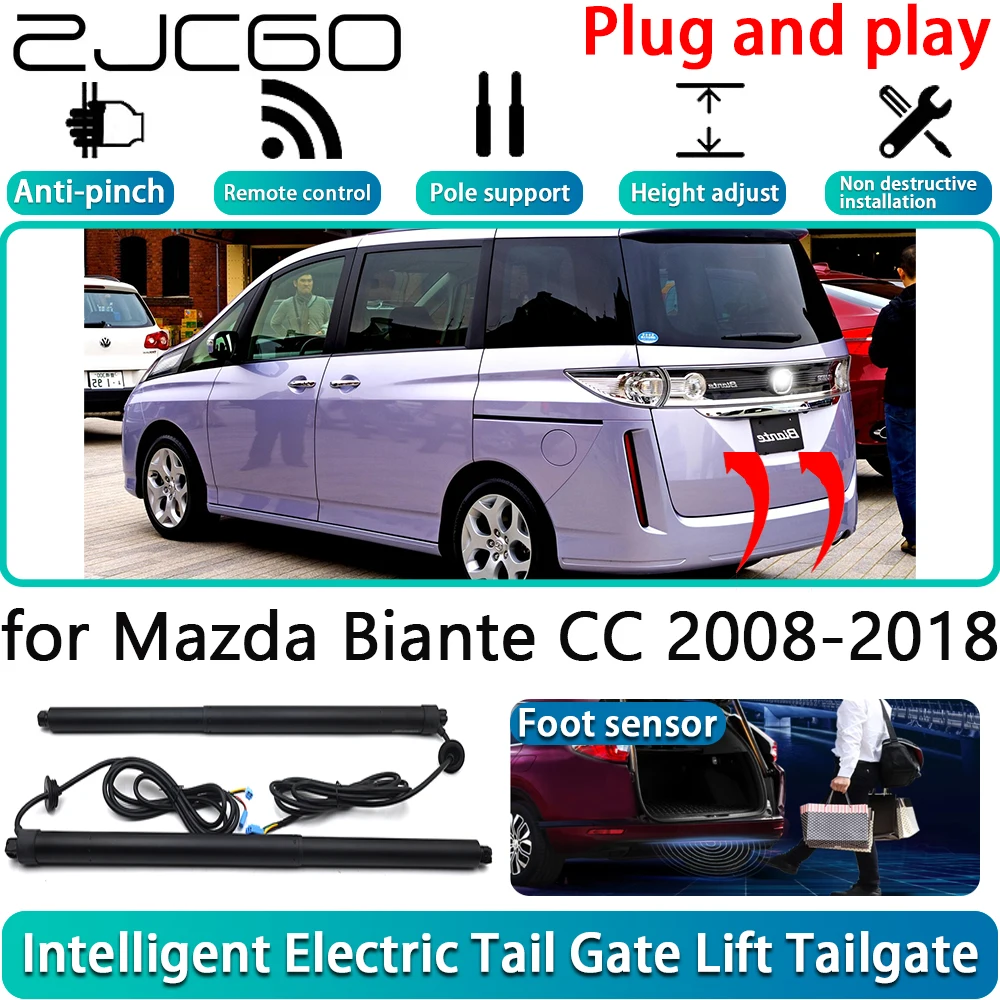 ZJCGO for Mazda Biante CC 2008-2018 Car Electric Powered Tailgate Power Liftgate Automatic Tailgate System With Foot Sensor
ZJCGO for Mazda Biante CC 2008-2018 Car Electric Powered Tailgate Power Liftgate Automatic Tailgate System With Foot Sensor