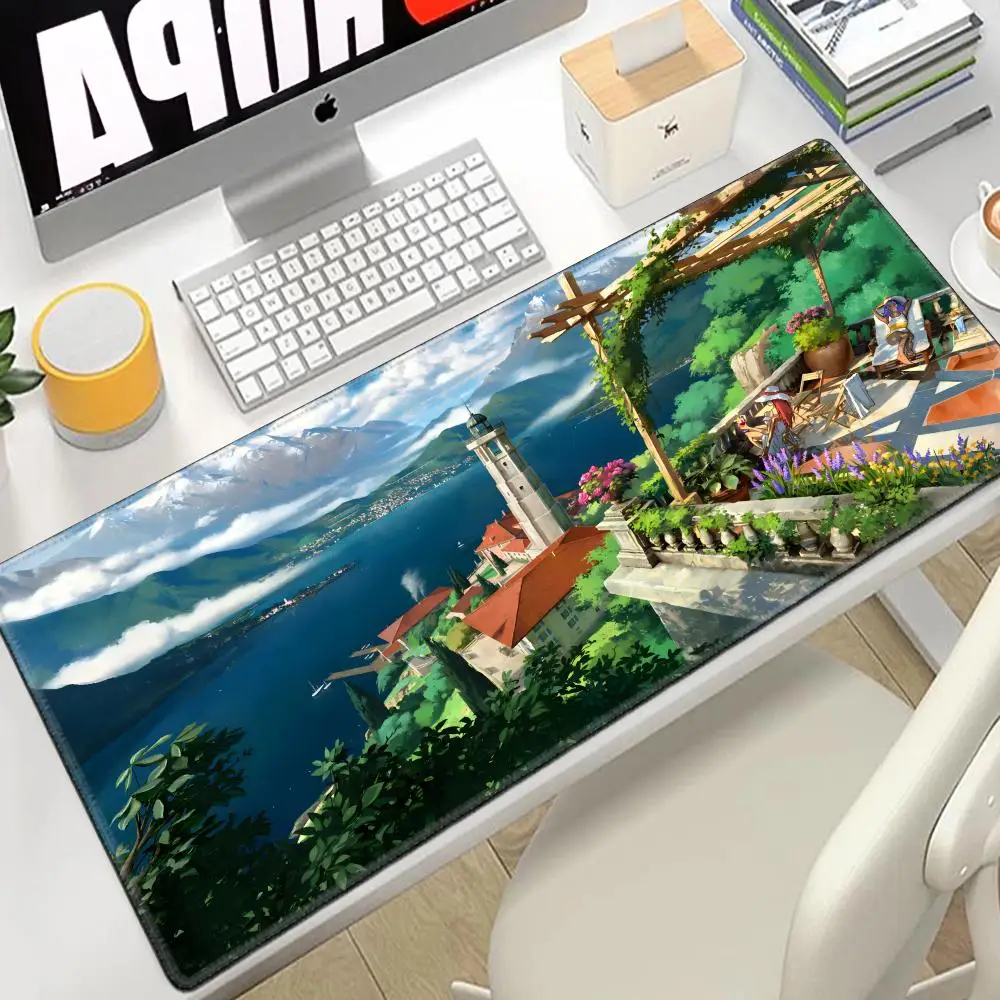 Mouse Pad Desk Mat Warm Town Design Mousepad with Stitched Edges Non-Slip Rubber Base keypad Extended pad gaming mat HYBXAXC
Mouse Pad Desk Mat Warm Town Design Mousepad with Stitched Edges Non-Slip Rubber Base keypad Extended pad gaming mat HYBXAXC