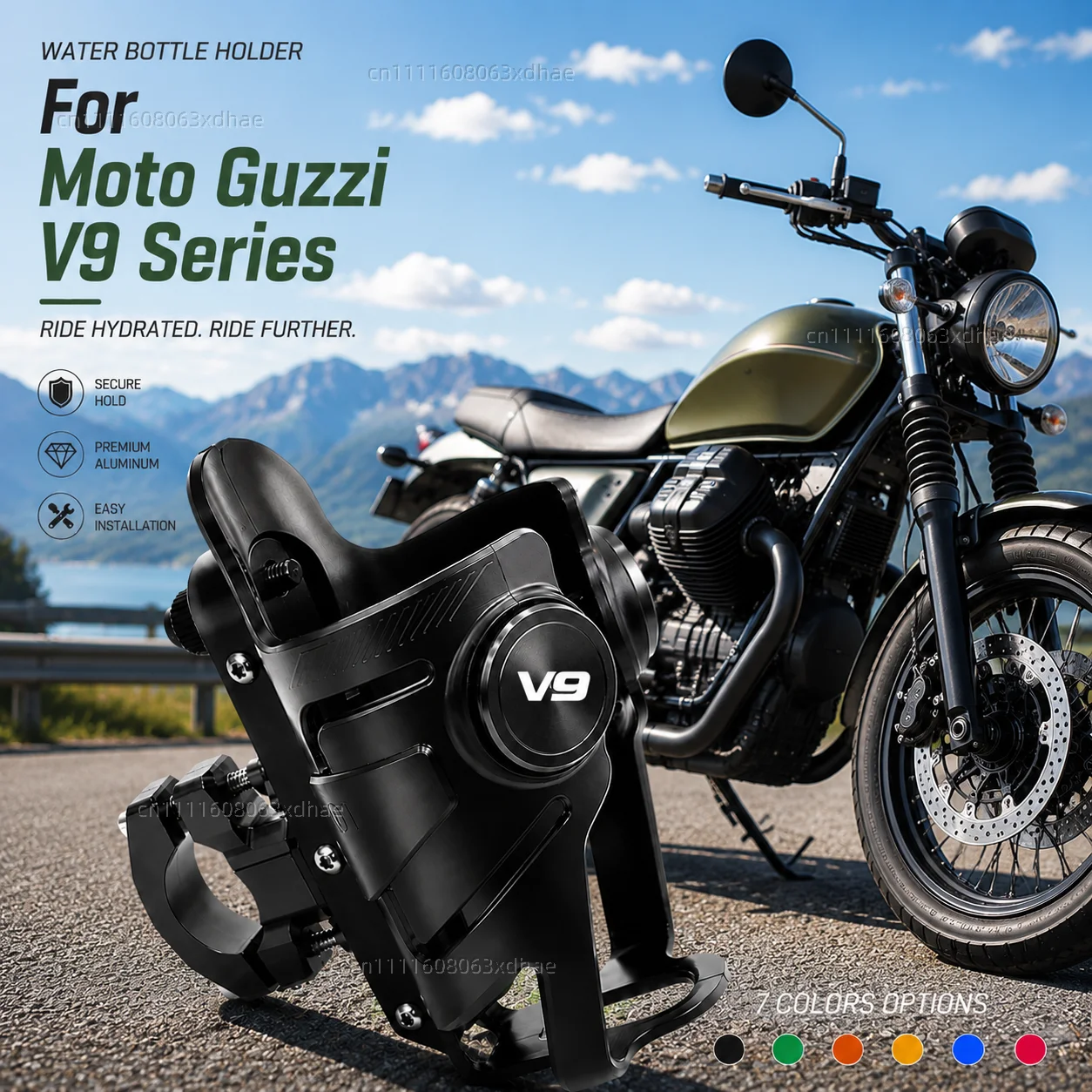 Motorcycle Water Bottle Holder For Moto Guzzi V9 Series 2016-2024 Coffee Beverage Tea Cup Support Modification Accessories
Motorcycle Water Bottle Holder For Moto Guzzi V9 Series 2016-2024 Coffee Beverage Tea Cup Support Modification Accessories