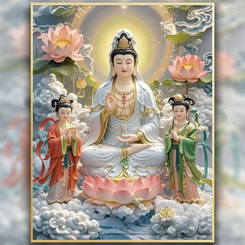 Handmade Cross Stitch 2026 New Style Thread Embroidery Guanyin DIY Embroidery Small Piece Diamond Painting Living Room Diamon...
Handmade Cross Stitch 2026 New Style Thread Embroidery Guanyin DIY Embroidery Small Piece Diamond Painting Living Room Diamon...