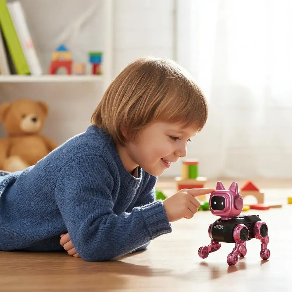 Electric Robotic Dog Toy 7cm High Grade Plastic Futuristic Design for Kids Collectors Birthday Gift Gold Silver Pink Blue C T2R7
Electric Robotic Dog Toy 7cm High Grade Plastic Futuristic Design for Kids Collectors Birthday Gift Gold Silver Pink Blue C T2R7