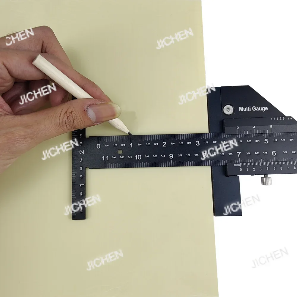 JC Aluminum Alloy T-Shaped Ruler Multi-Functional Woodworking Measurement Scribe Accurate Woodworking Tools
JC Aluminum Alloy T-Shaped Ruler Multi-Functional Woodworking Measurement Scribe Accurate Woodworking Tools