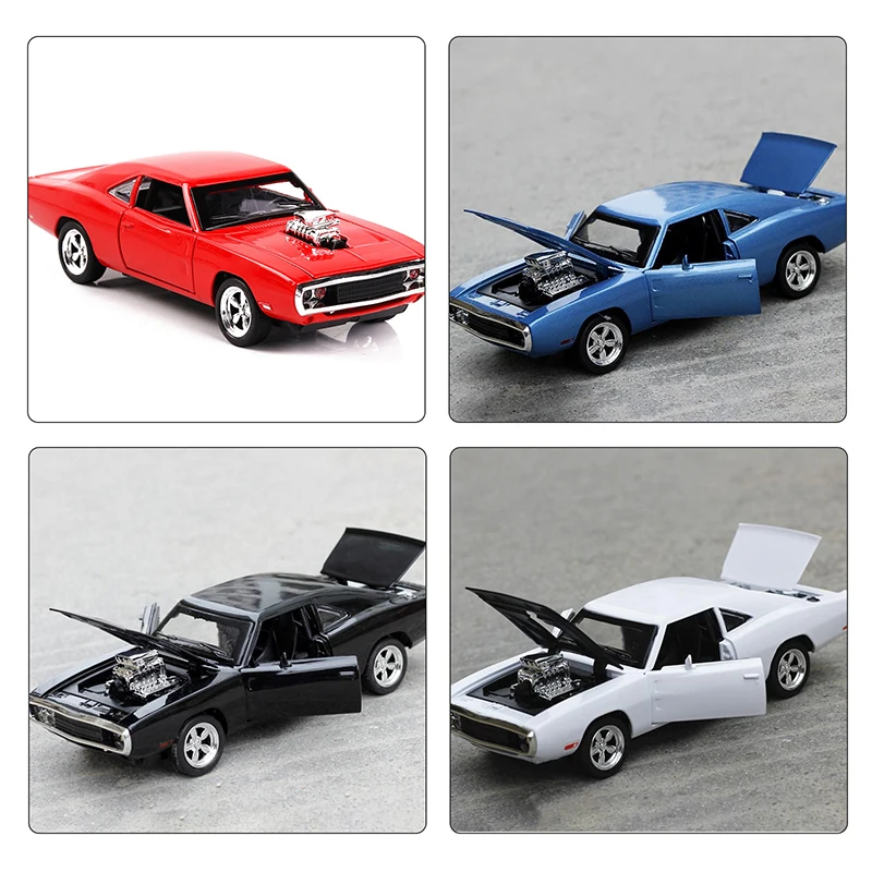 1:32 Миниатюрная игрушка из сплава «Форсаж» Dodge Charger R/T, модель литая автомобиля, передающая звук, Женская коллекция, подарок для ребенка
1:32 Миниатюрная игрушка из сплава «Форсаж» Dodge Charger R/T, модель литая автомобиля, передающая звук, Женская коллекция, подарок для ребенка