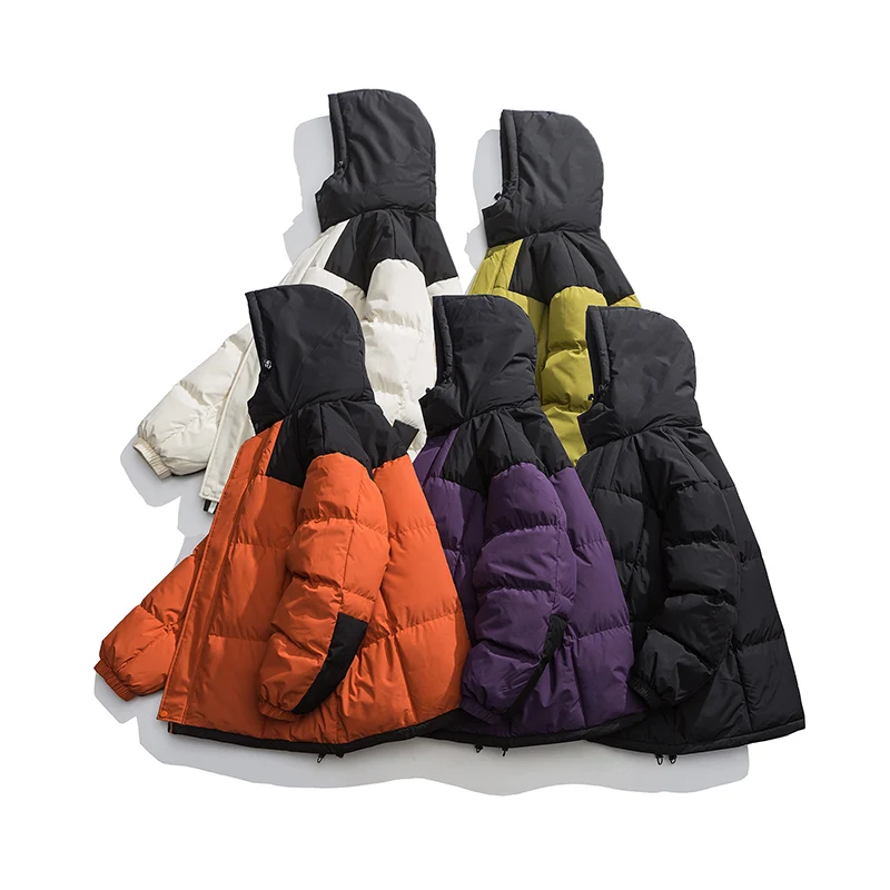 Patchwork Windproof Hooded Jacket Men Cotton-Padded Jacket Winter Fashion Casual High Quality Coat Couple Male Parka Streetwear
Patchwork Windproof Hooded Jacket Men Cotton-Padded Jacket Winter Fashion Casual High Quality Coat Couple Male Parka Streetwear