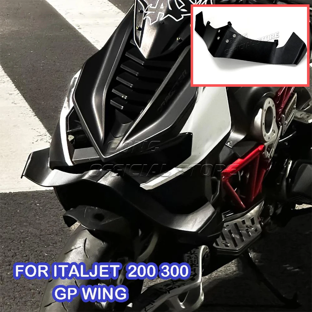 For Italjet Dragster 200 300 Front wing Lower spoiler lower lip GP WING FRONTAL SPOILERS Italjet Dragster accessories
For Italjet Dragster 200 300 Front wing Lower spoiler lower lip GP WING FRONTAL SPOILERS Italjet Dragster accessories