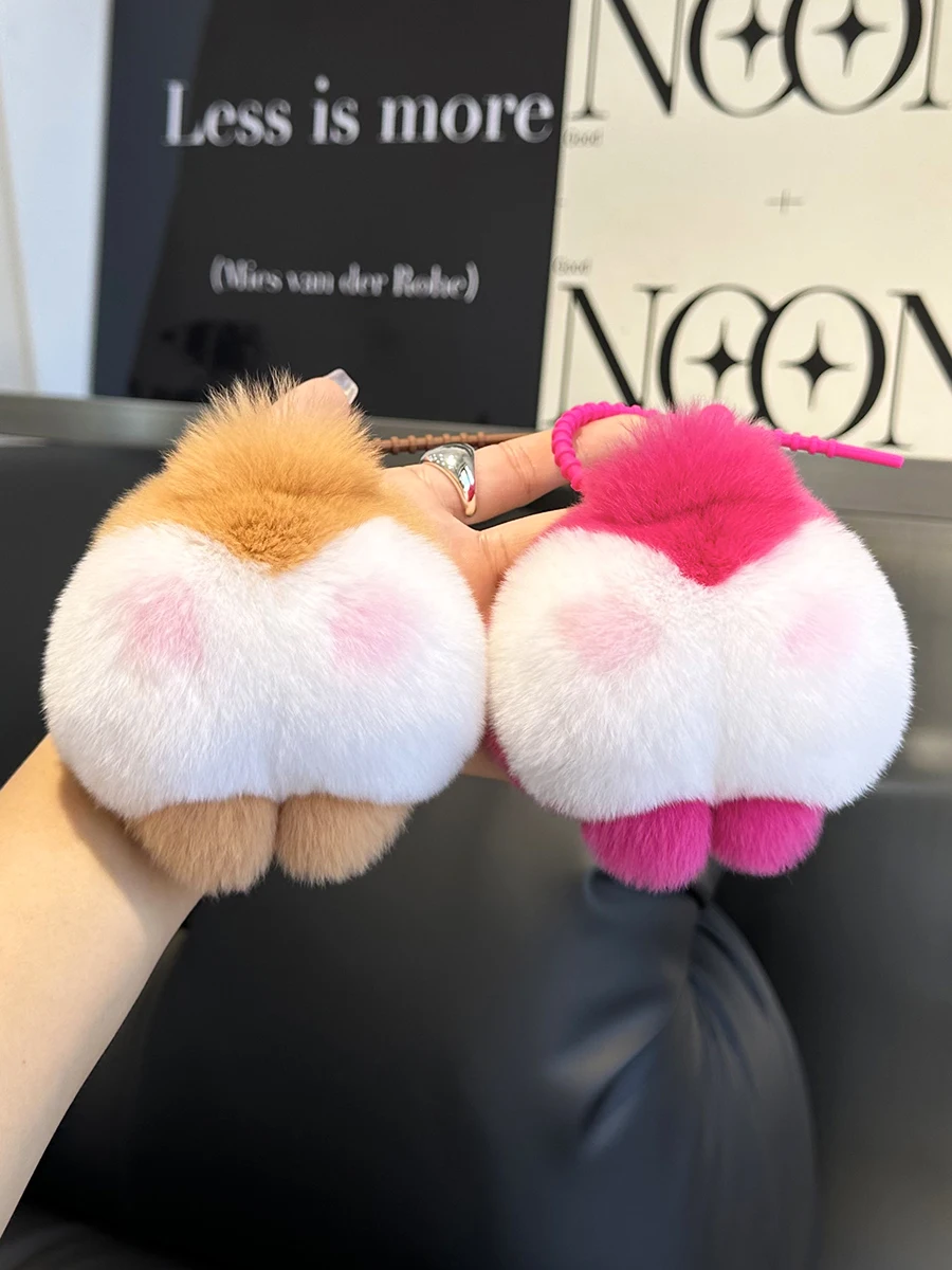 2025 Real Rabbit Fur Plush Cute Corgi Dog Doll Key Rings Funny Anime Car Keychain Cartoon Clown Keyring Pendant Toys Handmade
2025 Real Rabbit Fur Plush Cute Corgi Dog Doll Key Rings Funny Anime Car Keychain Cartoon Clown Keyring Pendant Toys Handmade
