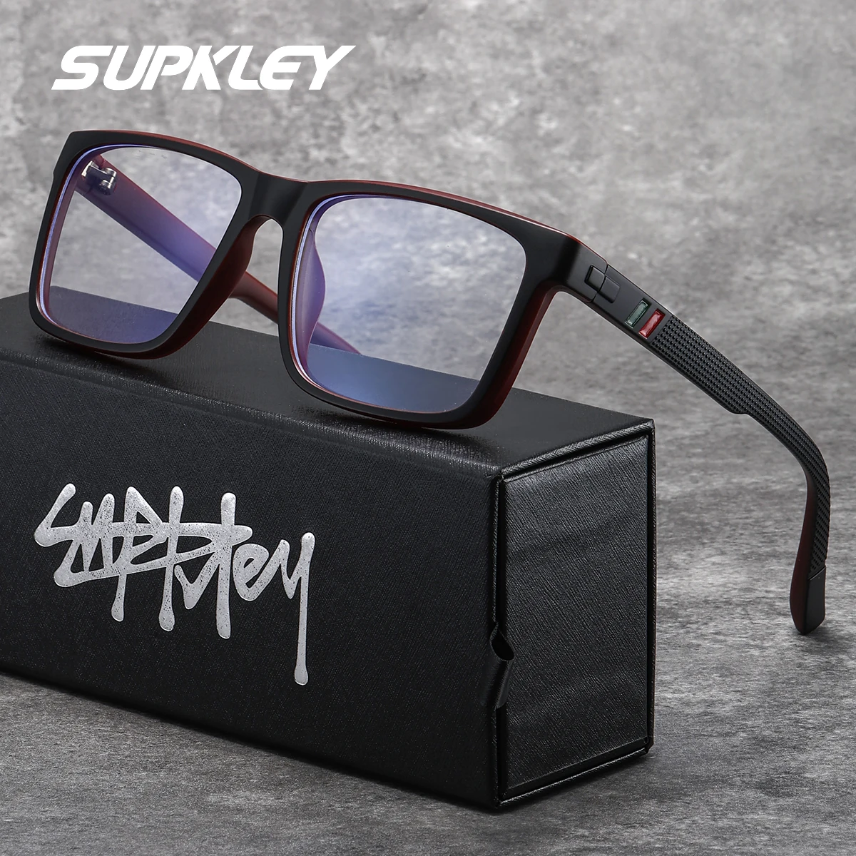 SUPKLEY классический деловой стиль анти-синий свет зеркало квадратная рамка объектив для ПК для просмотра компьютерных игр Рождественский подарок
SUPKLEY классический деловой стиль анти-синий свет зеркало квадратная рамка объектив для ПК для просмотра компьютерных игр Рождественский подарок