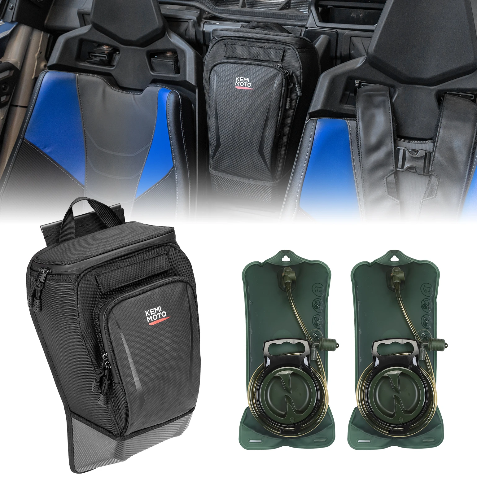 UTV Hydration Storage Bag w/ Dual 2L Water Bladders For Can-am Maverick X3 Max R RR 4x4 XMR XDS XRC XRS Turbo 900 2017-2025
UTV Hydration Storage Bag w/ Dual 2L Water Bladders For Can-am Maverick X3 Max R RR 4x4 XMR XDS XRC XRS Turbo 900 2017-2025