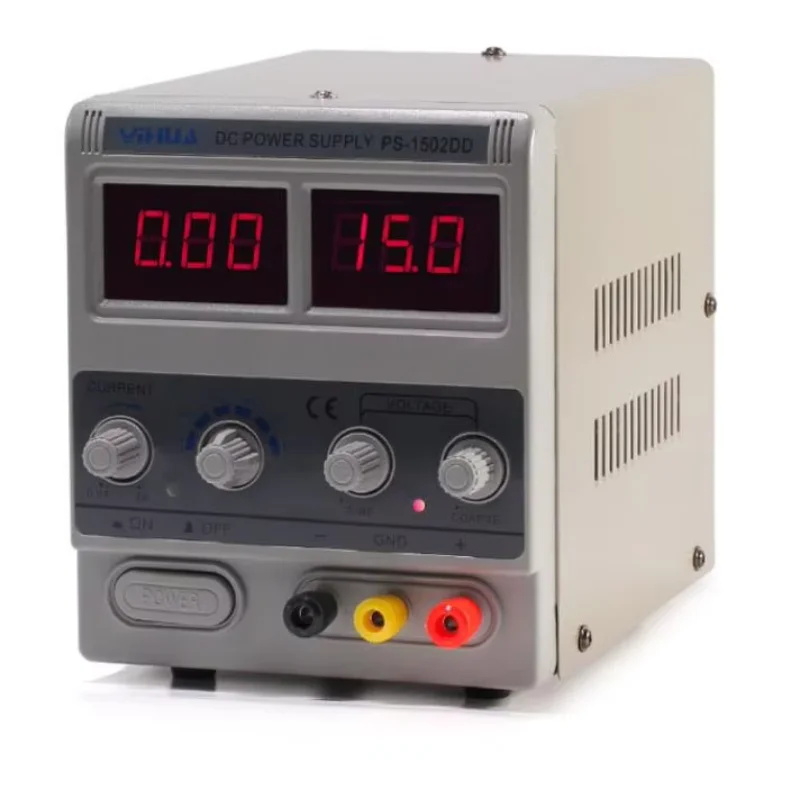 1502DD Mini Lab Power Supply Adjustable Digital Phone Repair 15V 2A Voltage Regulator Switching DC Power Supply
1502DD Mini Lab Power Supply Adjustable Digital Phone Repair 15V 2A Voltage Regulator Switching DC Power Supply