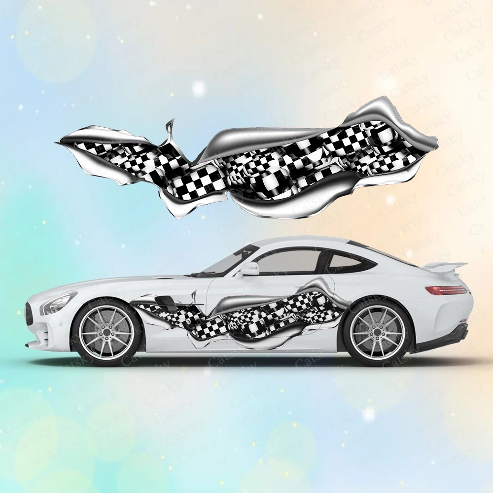 Racing Flag 3D Ripped Metal Large Car Stickers and Decals Car Body Stickers Car-Side Decals Waterproof Car Vinyl Stickers
Racing Flag 3D Ripped Metal Large Car Stickers and Decals Car Body Stickers Car-Side Decals Waterproof Car Vinyl Stickers